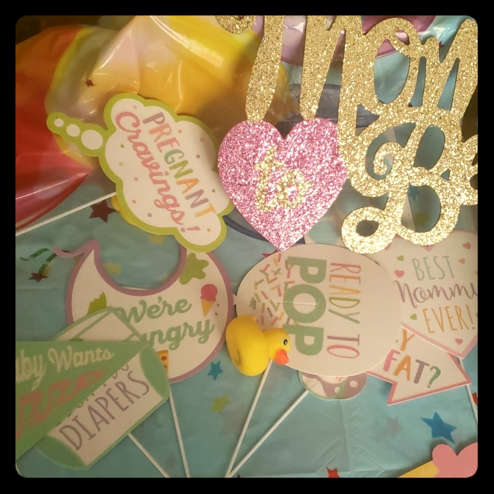 Baby shower decorations/leftovers for baby boy